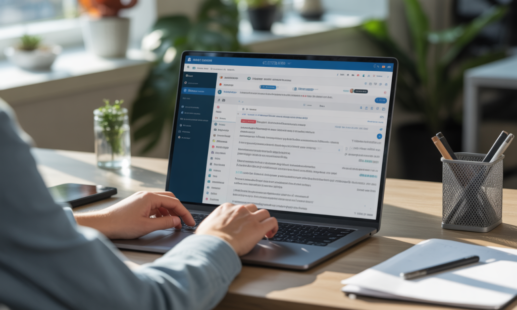 IMPOSSIBLE DE SE CONNECTER BOITE MAIL ZIMBRA ALICE visual data 8
